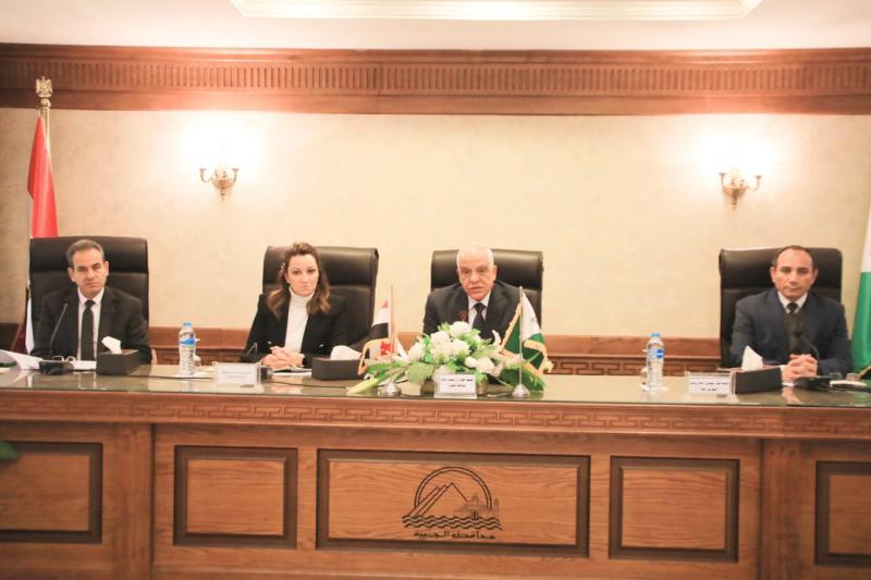 محافظ الجيزة يتابع الاستعدادت لاستقبال شهر رمضان